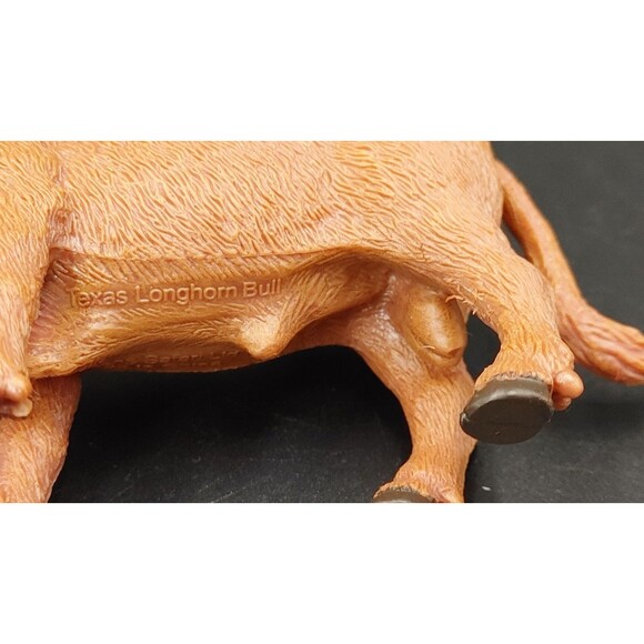 Safari Ltd Texas Longhorn Bull Toy Farm Animal Figure Realistic Vintage 2003 - Picture 8 of 10